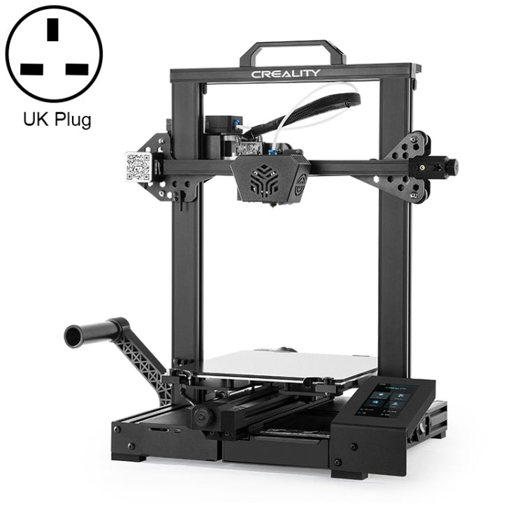 เครื่องพิมพ์ 3D DIY CR-6 SE จาก CREALITY กำลังไฟ 350W ปรับระดับอัตโนมัติไม่ได้ ขนาดพิมพ์: 23.5 x 23.5 x 25 ซม. ปลั๊ก EU, CR-6 SE