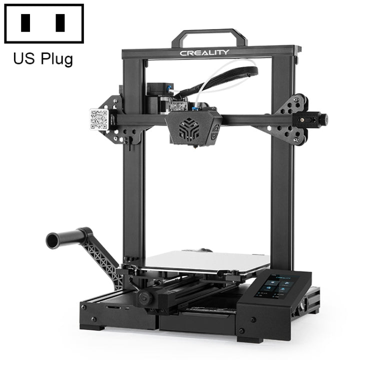 เครื่องพิมพ์ 3D DIY CR-6 SE จาก CREALITY กำลังไฟ 350W ปรับระดับอัตโนมัติไม่ได้ ขนาดพิมพ์: 23.5 x 23.5 x 25 ซม. ปลั๊ก EU, CR-6 SE