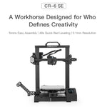 เครื่องพิมพ์ 3D DIY CR-6 SE จาก CREALITY กำลังไฟ 350W ปรับระดับอัตโนมัติไม่ได้ ขนาดพิมพ์: 23.5 x 23.5 x 25 ซม. ปลั๊ก EU, CR-6 SE