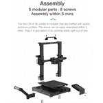 เครื่องพิมพ์ 3D DIY CR-6 SE จาก CREALITY กำลังไฟ 350W ปรับระดับอัตโนมัติไม่ได้ ขนาดพิมพ์: 23.5 x 23.5 x 25 ซม. ปลั๊ก EU, CR-6 SE