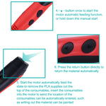 Gen 6th ABS / PLA Filament Kids DIY Drawing 3D Printing Pen with LCD Display(Blue+Black), EPR5210L, EPR5210R, EPR5210W, EPR5210Y