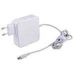 อะแดปเตอร์จ่ายไฟ USB-C / Type-C 87W แบบพกพาพร้อมสายชาร์จยาว 1.8 เมตร, ปลั๊กยุโรป