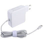 อะแดปเตอร์จ่ายไฟ USB-C / Type-C 87W แบบพกพาพร้อมสายชาร์จยาว 1.8 เมตร, ปลั๊กยุโรป