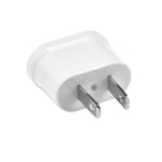 อะแดปเตอร์ปลั๊กซ็อกเก็ตเดินทางสากล US & EU เป็นปลั๊ก US สำหรับผนัง AC 250V