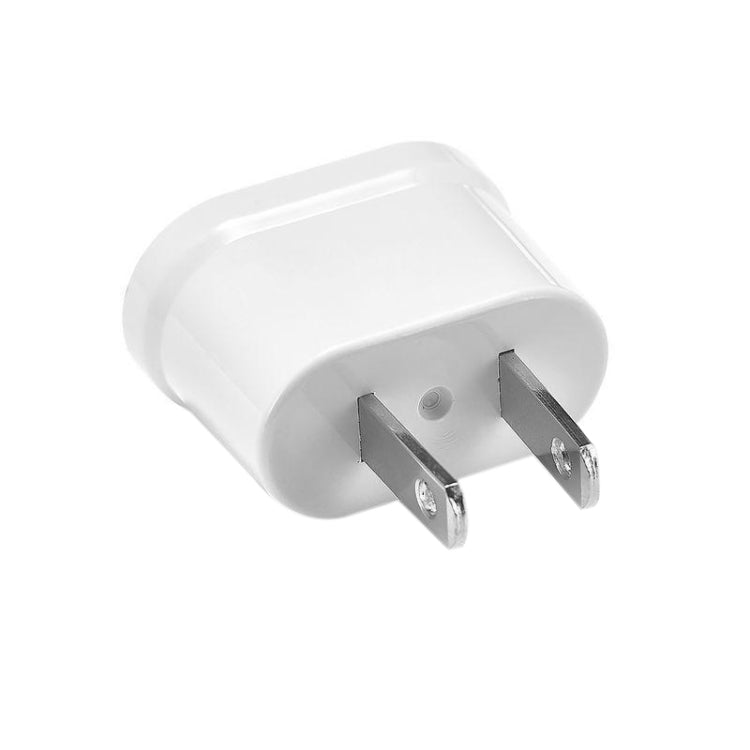 อะแดปเตอร์ปลั๊กซ็อกเก็ตเดินทางสากล US & EU เป็นปลั๊ก US สำหรับผนัง AC 250V
