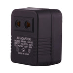 อะแดปเตอร์ปลั๊กไฟ AC 220V เป็น 110V 50W ปลั๊ก EU/US เป็นปลั๊ก US, 220V เป็น 110V 50W