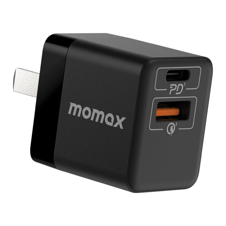 อะแดปเตอร์ชาร์จเร็ว MOMAX UM36 PD 20W USB-C / Type-C + USB, ปลั๊ก CN, UM36