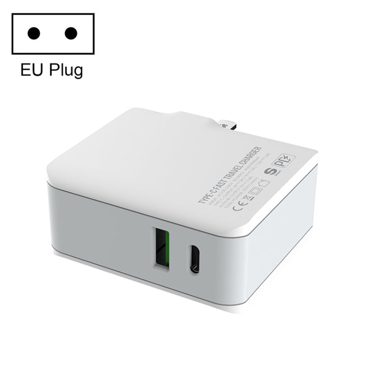 ที่ชาร์จเดินทางพับได้ LDNIO A4403C 30W PD + Auto-id พร้อมสาย USB-C / Type-C 1 ม., ปลั๊ก AU, พร้อมสาย Type-C, 30W พร้อมสาย Type-C