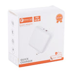 ที่ชาร์จเร็ว USB PD65W-A6 65W พับขาเสียบ 90 องศา แบบพกพา มัลติฟังก์ชัน, ปลั๊กสหรัฐอเมริกา
