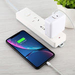 ที่ชาร์จเร็ว USB PD65W-A6 65W พับขาเสียบ 90 องศา แบบพกพา มัลติฟังก์ชัน, ปลั๊กสหรัฐอเมริกา