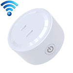 ซ็อกเก็ตสมาร์ท WiFi รูปทรงกลม 10A พร้อมแอปควบคุมระยะไกลตั้งเวลา รองรับ Alexa & Google Home, AC 100-240V, ปลั๊ก JP / US