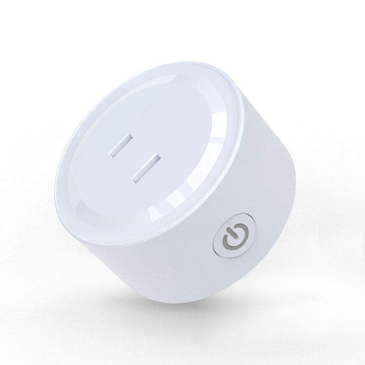 ซ็อกเก็ตสมาร์ท WiFi รูปทรงกลม 10A พร้อมแอปควบคุมระยะไกลตั้งเวลา รองรับ Alexa & Google Home, AC 100-240V, ปลั๊ก JP / US