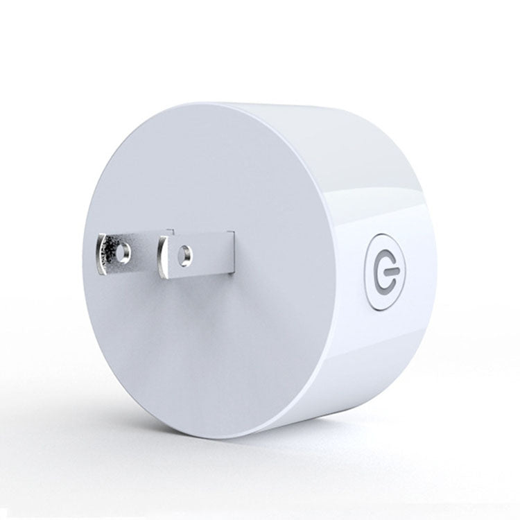 ซ็อกเก็ตสมาร์ท WiFi รูปทรงกลม 10A พร้อมแอปควบคุมระยะไกลตั้งเวลา รองรับ Alexa & Google Home, AC 100-240V, ปลั๊ก JP / US