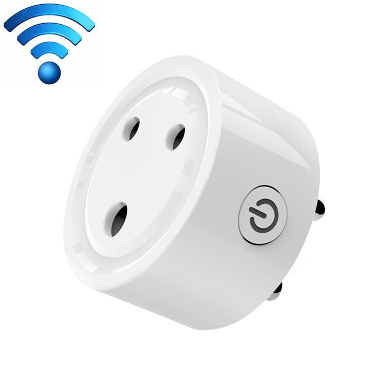 ซ็อกเก็ตสมาร์ท WiFi ขนาดเล็ก 10A ปลั๊กแอฟริกาใต้ / อินเดีย พร้อมรีโมทควบคุมตั้งเวลาและอะแดปเตอร์ไฟฟ้าพร้อม Alexa