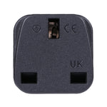 อะแดปเตอร์ปลั๊กพกพา UK เป็น EU 10A