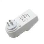 ปลั๊กบ้านอัจฉริยะ AC 120V พร้อมจอ LCD แสดงนาฬิกา ฟังก์ชันเวลาในฤดูร้อน ปรับเปลี่ยนเวลา 12/24 ชั่วโมง พร้อมสวิตช์ตั้งเวลา ปลั๊ก US, AC 120V ปลั๊ก US