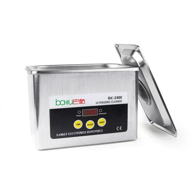 เครื่องล้างอัลตราโซนิก BAKU BK-2400 35W 0.8L พร้อมจอ LCD AC 220V BK-2400 35W 0.8L 220V
