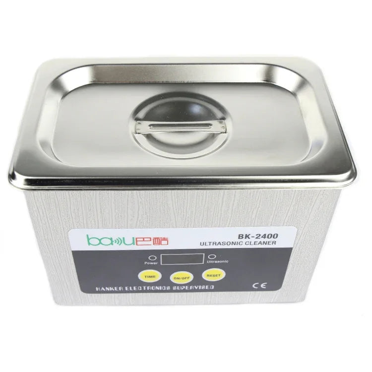เครื่องล้างอัลตราโซนิก BAKU BK-2400 35W 0.8L พร้อมจอ LCD AC 220V BK-2400 35W 0.8L 220V