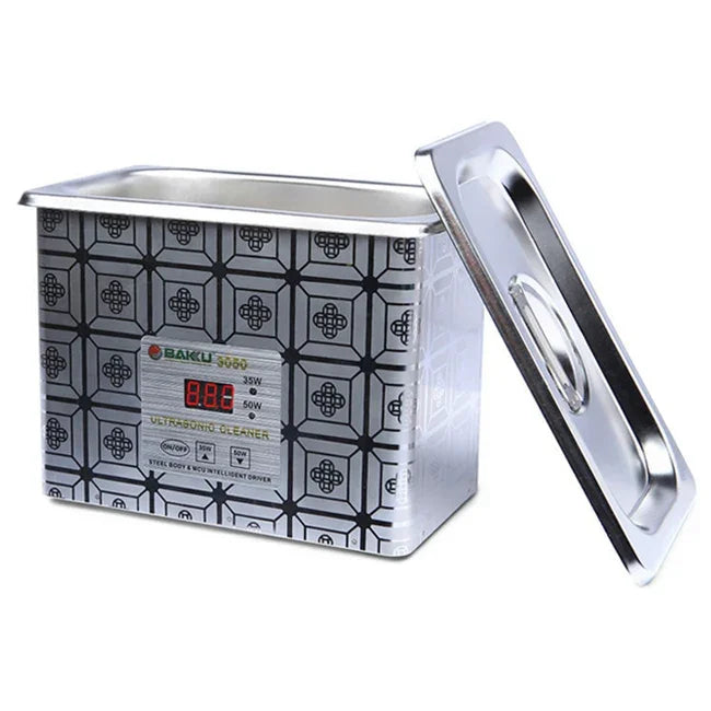 เครื่องล้างอัลตราโซนิก BAKU BK-3050 35W / 50W ปรับได้ 0.8L พร้อมจอ LCD AC 220V BK-3050 35W / 50W 0.8L 220V