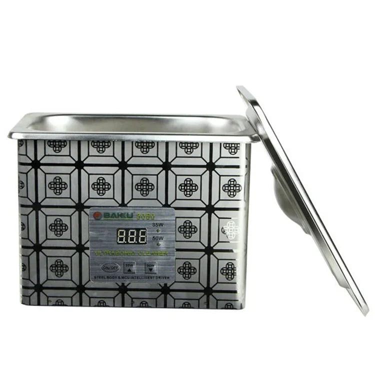 เครื่องล้างอัลตราโซนิก BAKU BK-3050 35W / 50W ปรับได้ 0.8L พร้อมจอ LCD AC 220V BK-3050 35W / 50W 0.8L 220V