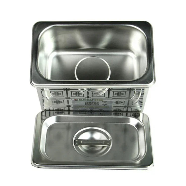 เครื่องล้างอัลตราโซนิก BAKU BK-3050 35W / 50W ปรับได้ 0.8L พร้อมจอ LCD AC 220V BK-3050 35W / 50W 0.8L 220V