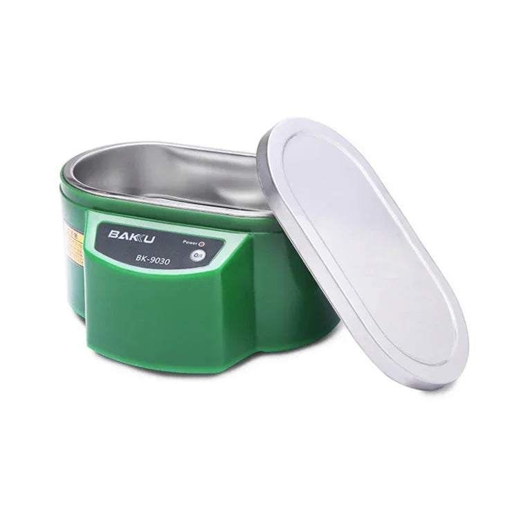 เครื่องล้างอัลตราโซนิก BAKU BK-9030 30W 0.8L พร้อมจอ LCD AC 220V ปลั๊ก EU BK-9030 30W 0.8L 220V สีเขียว BK-9030 30W 0.8L 220V สีขาว