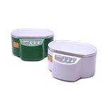 เครื่องล้างอัลตราโซนิก BAKU BK-9050 30W / 50W ปรับได้ 0.6L พร้อมจอ LCD AC 220V BK-9050 30W / 50W 0.6L 220V สีเขียว BK-9050 30W / 50W 0.6L 220V สีขาว