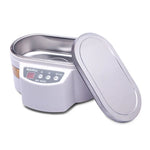 เครื่องล้างอัลตราโซนิก BAKU BK-9050 30W / 50W ปรับได้ 0.6L พร้อมจอ LCD AC 220V BK-9050 30W / 50W 0.6L 220V สีเขียว BK-9050 30W / 50W 0.6L 220V สีขาว