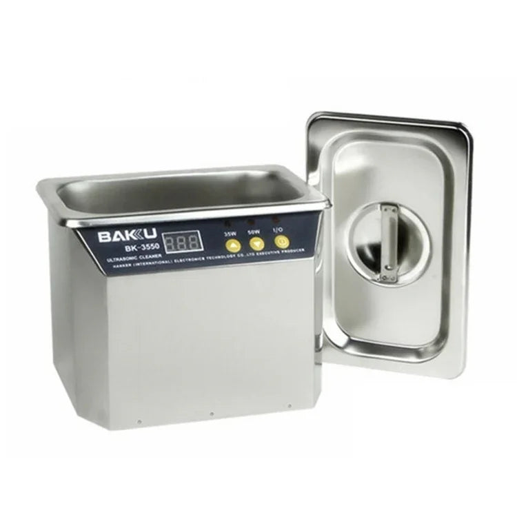 เครื่องล้างอัลตราโซนิก BAKU BK-3550 35W / 50W ปรับได้ 0.8L พร้อมจอ LCD AC 110V ปลั๊ก US BK-3550 35W / 50W 0.8L 110V
