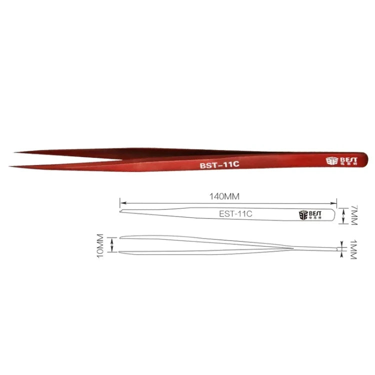 BEST BST-11C แหนบคิ้วปลายเล็กพิเศษ สี, BST-11C