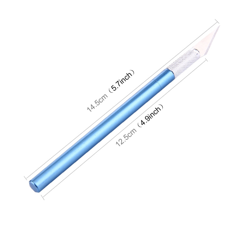 มีดแกะสลักโลหะ WLXY-9309 เครื่องมือซ่อมโทรศัพท์มือถือมืออาชีพพร้อมใบมีด 6 ชิ้น WLXY-9309