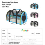 FUNADD กระเป๋าสะพายเดินทางสัตว์เลี้ยง แบบพับได้ กระเป๋าสะพาย