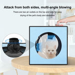 กล่องเป่าผมแห้งสำหรับสัตว์เลี้ยง FUNADD แบบพับได้ พกพาสะดวก เหมาะสำหรับสัตว์เลี้ยงน้ำหนักไม่เกิน 5กก., กรงเป่าผมแบบพับได้