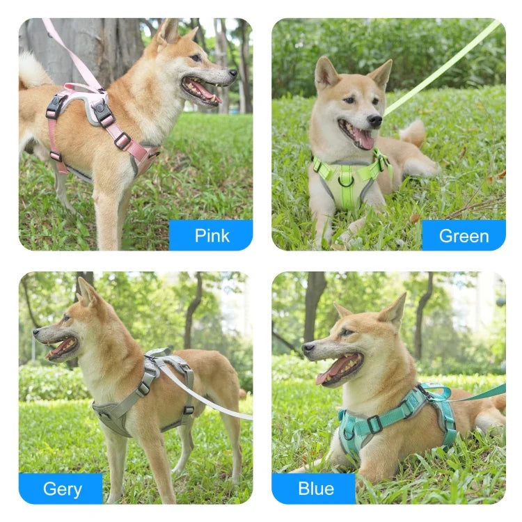 สายจูง FunAdd สะท้อนแสง ระบายอากาศ ไนลอน เสื้อกั๊กสุนัข, ขนาด: M, ขนาด: M