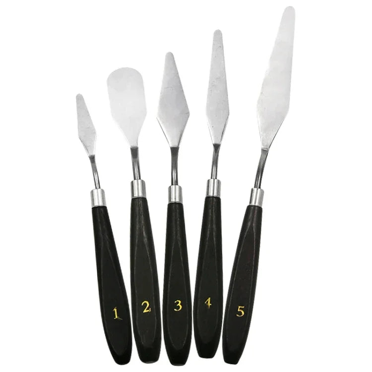 ชุดอุปกรณ์ศิลปะ QST EXPRESS 5 in 1 ที่ขูดสีสแตนเลส, 5 in 1 (สีดำ)