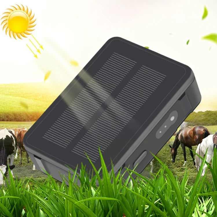 RF-V34 เครื่องติดตามโค แกะ วัว สัตว์เลี้ยง IP67 กันน้ำ โซลาร์เซลล์ GSM GPS WiFi ไม่มีก้นแผ่นติดตั้ง รองรับการตรวจสอบเสียง & สัญญาณเตือนถอดออก & SOS, GPS WiFi ติดตาม