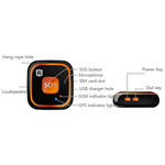 REACHFAR V28 เครื่องติดตามแบบสร้อยคอ GSM Mini LBS WiFi AGPS พร้อมฟังก์ชัน SOS, RF-V28