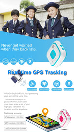 REACHFAR V28 เครื่องติดตามแบบสร้อยคอ GSM Mini LBS WiFi AGPS พร้อมฟังก์ชัน SOS, RF-V28
