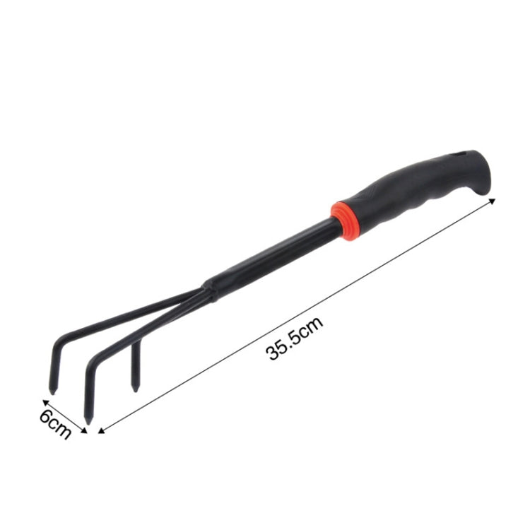 Gardening Tool 3 Tooth Grass Rake, 3 Tooth Grass Rake