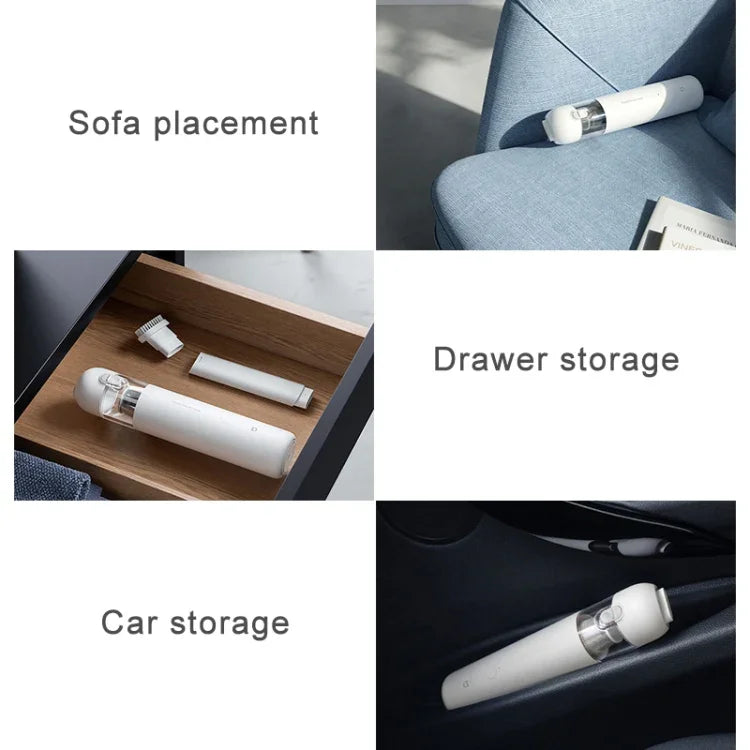 เครื่องดูดฝุ่นแบบพกพา Xiaomi Mijia 120W 13000Pa สำหรับรถยนต์และบ้าน เครื่องดูดฝุ่นจับฝุ่น เครื่องมือทำความสะอาด, เครื่องดูดฝุ่น