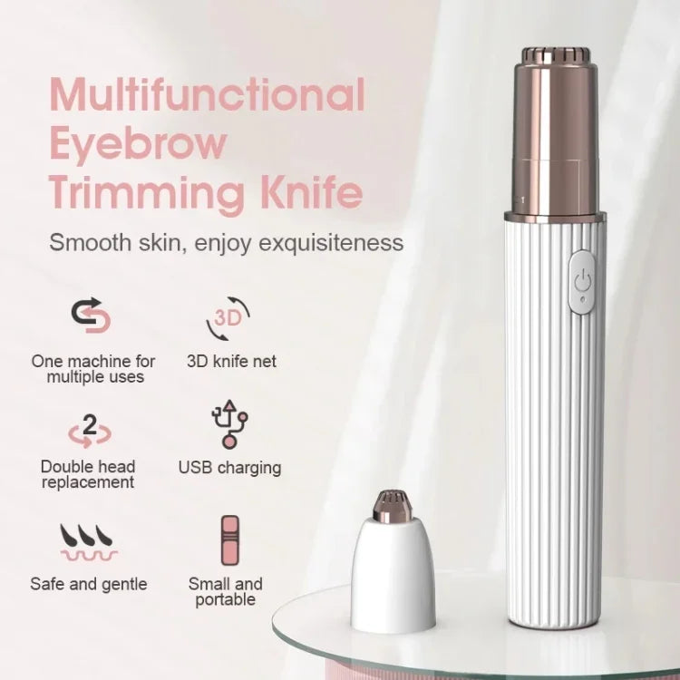 YJK098 Multi-function Portable Electric Eyebrow trimmer, YJK098(Black), YJK098(Purple)