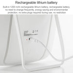 กระจกแต่งหน้าพกพา Xiaomi Youpin Jordan&Judy พร้อมไฟ LED พับได้ โคมไฟตั้งโต๊ะแต่งหน้า