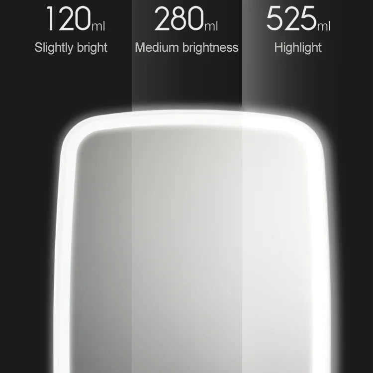 กระจกแต่งหน้าพกพา Xiaomi Youpin Jordan&Judy พร้อมไฟ LED พับได้ โคมไฟตั้งโต๊ะแต่งหน้า