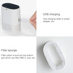 เครื่องฟอกอากาศแบบพกพา HE-K001 แบบคล้องคอ ชาร์จ USB กำจัดฟอร์มาลดีไฮด์และปล่อยไอออนลบ