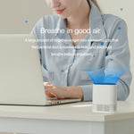 เครื่องฟอกอากาศแบบพกพา HE-K001 แบบคล้องคอ ชาร์จ USB กำจัดฟอร์มาลดีไฮด์และปล่อยไอออนลบ