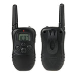 ปลอกคอฝึกสุนัขกันน้ำ ชาร์จไฟได้ ระยะไกล 300ม. พร้อมจอ LCD, ระยะไกล 300ม.