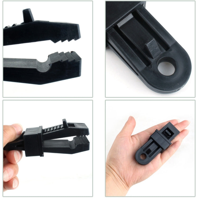 คลิปยึดเชือกกันลมอเนกประสงค์สำหรับผ้าใบเต็นท์กลางแจ้ง 20 ชิ้น