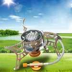 เตาแก๊สแบบพกพาแยกส่วน 3700W สำหรับใส่หลัง พร้อมอุปกรณ์ทำอาหารกันระเบิด