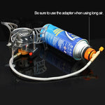 เตาแก๊สแบบพกพาแยกส่วน 3700W สำหรับใส่หลัง พร้อมอุปกรณ์ทำอาหารกันระเบิด