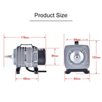 ACO-003 ปั๊มลมแม่เหล็กไฟฟ้า 35W 65L/นาที สำหรับตู้ปลาและอาหารทะเล เพิ่มการไหลของอากาศ ปลั๊ก US ACO-003
